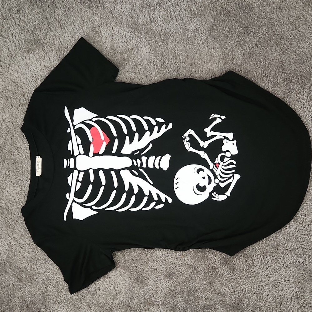 Expecting Baby Bones Maternity T-shirt